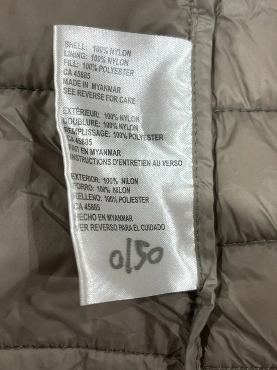 Michael Kors Long Hooded Puffer Coat - Taupe - Picture 10 of 12